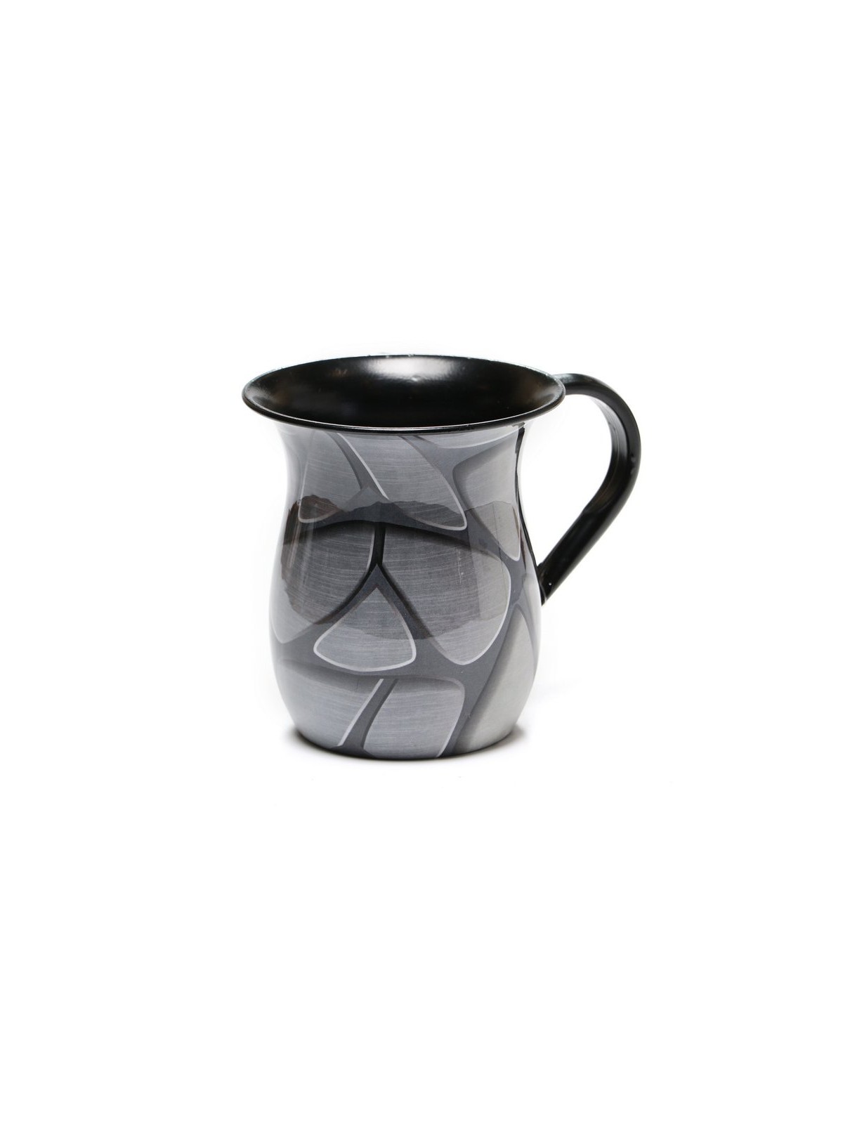Stainless steel Netilat Yadayim Wash Cup Black Gray Design | Wash Cups