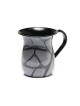 Stainless steel Netilat Yadayim Wash Cup Black Gray Design | Wash Cups