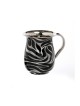 Stainless Steel Netilat Yadayim Wash Cup Black and Silv... | Wash Cups
