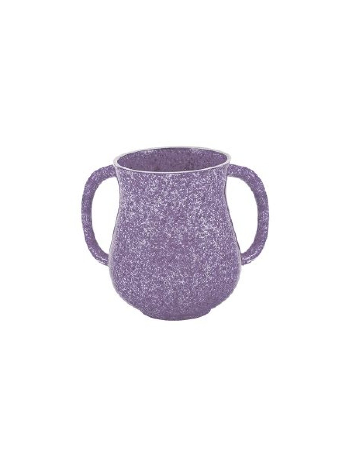 Yair Emanuel Faux Marble Netilat Yadayim Wash Cup Purple | Wash Cups