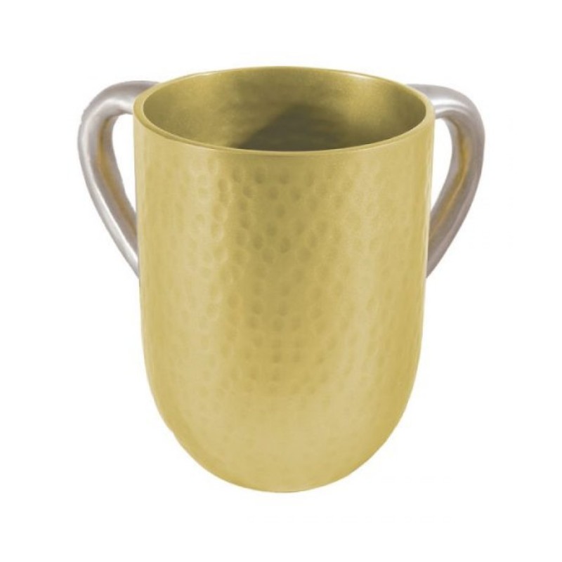 Yair Emanuel Hammered Aluminum Netilat Yadayim Wash Cup... | Wash Cups