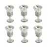 Silver Plated Six Small Kiddush Cups Set ... | Jewish Gift from Israel