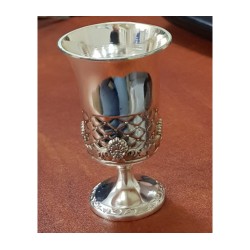 Six Decorative Small Kiddush Cups with Ma... | Jewish Gift from Israel