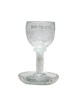 Crystal Glass Stem Kiddush Cup and Tray C... | Jewish Gift from Israel