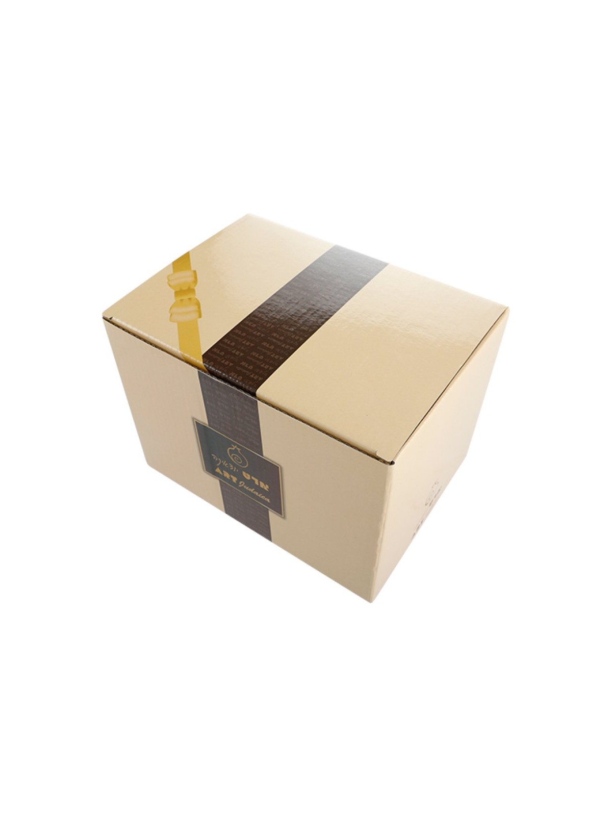 Small Crystal and Silvered Kiddush Cup wi... | Jewish Gift from Israel