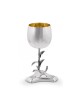 Sterling Silver Traditional Viznitz Kiddush Cup wi... | Silver Judaica