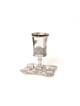 Kiddush Cup And Base Filigree design | Kiddush Cups