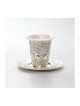 Silver Plated Kiddush Cup with Plastic In... | Jewish Gift from Israel