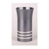 Kiddush Cup By Agayof Grey With Stripes | Kiddush Cups