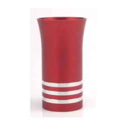 Kiddush Cup by Agayof Radiant Red | Jewish Gift from Israel