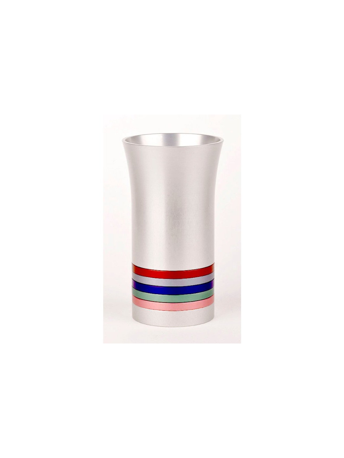 Kiddush Cup By Agayof with Multicolored Stripes | Kiddush Cups