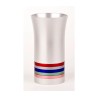 Kiddush Cup By Agayof with Multicolored Stripes | Kiddush Cups