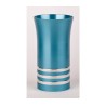 Striped Turquoise Kiddush Cup By Agayof | Kiddush Cups