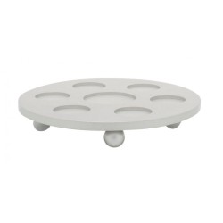 Kiddush Plate For Six Cups By Agayof | Kiddush Cups