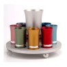 Multicolor Kiddush Cup Set by Agayof | Wine Fountains & Liqueur Sets