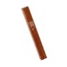 Classic Dark Brown Wood Mezuzah | Wood Mezuzah