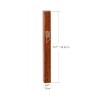Classic Dark Brown Wood Mezuzah | Wood Mezuzah
