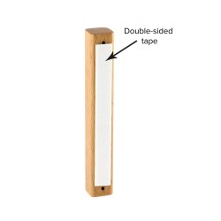 Light Brown Natural Wood Mezuzah Case | Wood Mezuzah