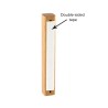 Light Brown Natural Wood Mezuzah Case | Wood Mezuzah