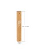 Light Brown Natural Wood Mezuzah Case | Wood Mezuzah