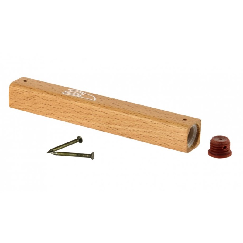 Light Brown Natural Wood Mezuzah Case | Wood Mezuzah