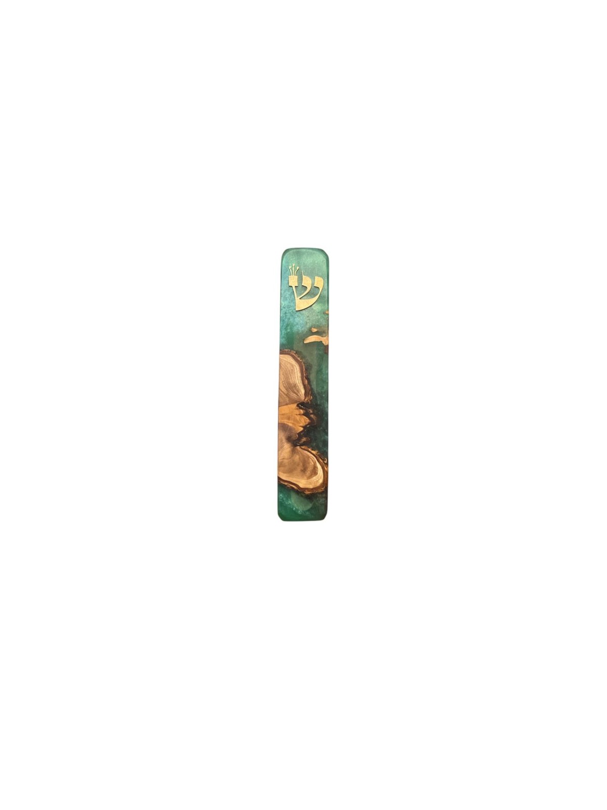 Eial Ovin Handmade Mezuzah Case Natural Olive Wood a... | Wood Mezuzah
