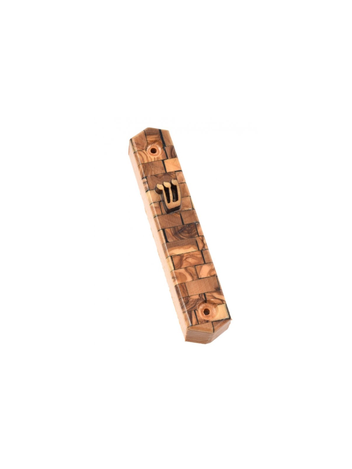 Mezuzah Case Olive Wood from Israel Choice of Lengths | Wood Mezuzah
