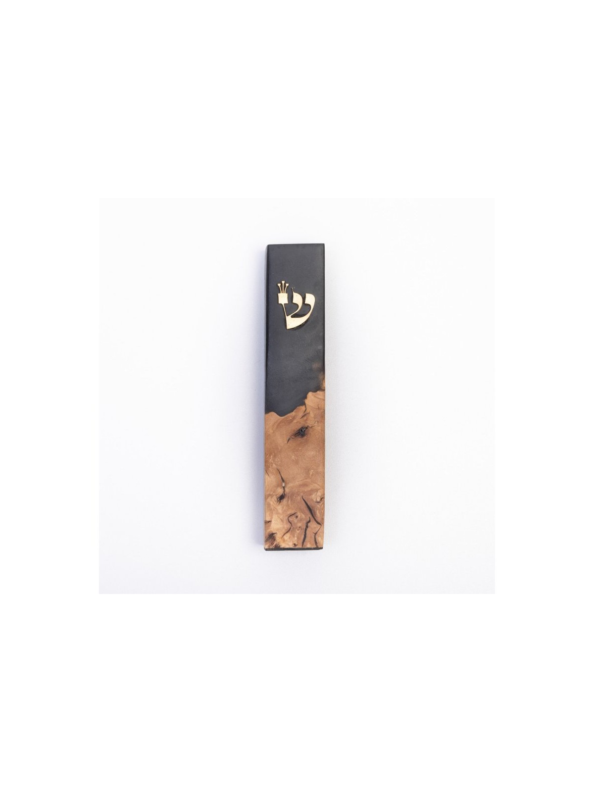 Eial Ovin Handmade Mezuzah Case Natural Olive Wood a... | Wood Mezuzah