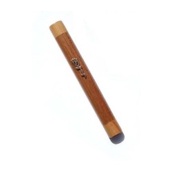 Two Tone Brown Wood Rounded Mezuzah Case Divine Name... | Wood Mezuzah