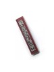 Dark Red Wood Seven Species Mezuzah | Wood Mezuzah