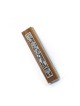 Dark Wood Seven Species Mezuzah | Wood Mezuzah