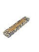 Wood Mezuzah Case with Mosaic Design Blue and Cream ... | Wood Mezuzah