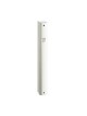 Rounded White Plastic Mezuzah Case with Side Channel... | Wood Mezuzah