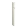 Rounded White Plastic Mezuzah Case with Side Channel... | Wood Mezuzah