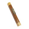 Two Tone Brown Wood Mezuzah Case Gold Pewter Western... | Wood Mezuzah