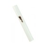 White Wood Rounded Mezuzah Case Divine Name in Bronz... | Wood Mezuzah