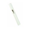 White Wood Rounded Mezuzah Divine Name in Silver Pewter | Wood Mezuzah