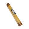 Two Tone Light Brown Mezuzah Case Silver Pewter West... | Wood Mezuzah