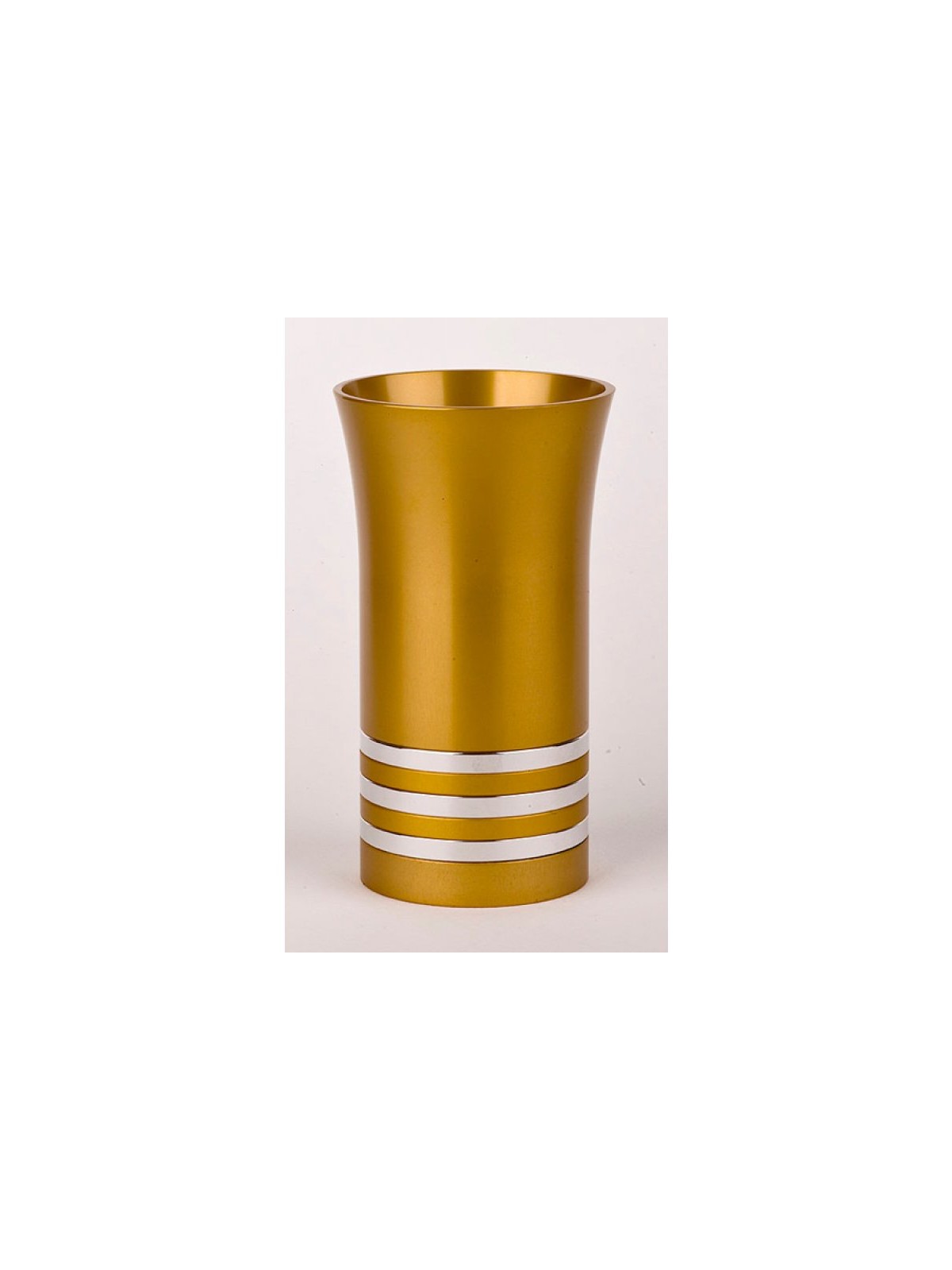 Gold Silver Color Kiddush Cup by Agayof | Kiddush Cups