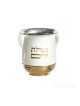 Natla Wash Cup White and Gold Enamel with Netilat Yaday... | Wash Cups