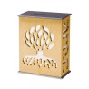 Agayof Tree Of Life Aluminum Tzedakah Box Gold | Tzedakah boxes