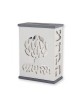 Agayof Tree Of Life Aluminum Tzedakah Box Silver | Tzedakah boxes