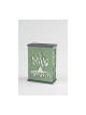 Agayof Tree Of Life Aluminum Tzedakah Box Green | Tzedakah boxes
