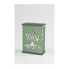 Agayof Tree Of Life Aluminum Tzedakah Box Green | Tzedakah boxes