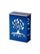 Avner Agayof Tree Of Life Aluminum Tzedakah Box Blue | Tzedakah boxes