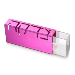 Adi Sidler Contemporary Anodized Aluminum Charity ... | Tzedakah boxes