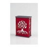 Agayof Tree Of Life Aluminum Tzedakah Box Red | Tzedakah boxes
