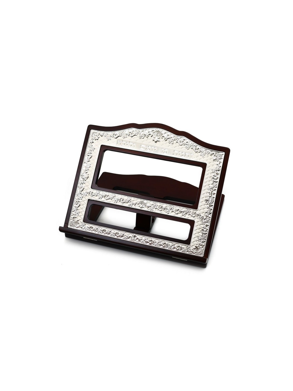 Matte Shiny Silver Plate Table Stender | Bar Mitzvah Gifts