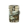 Tall Charity Box with Handle Gleaming Silver with ... | Tzedakah boxes