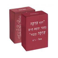 Yair Emanuel Decorative Charity Tzedakah Box with ... | Tzedakah boxes